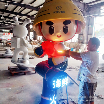 玻璃钢卡通人物雕塑