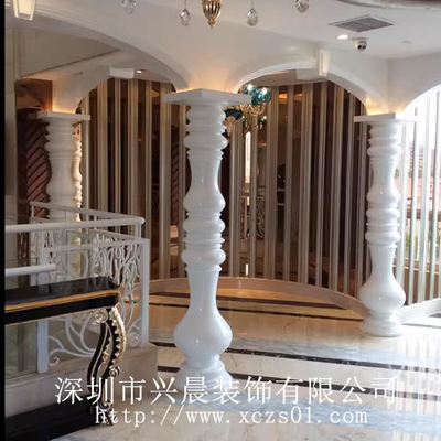 展厅玻璃钢装饰柱