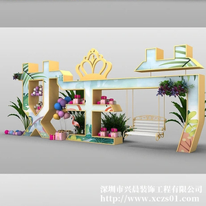 玻璃钢女王节门头