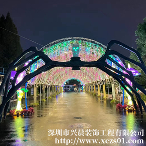 玻璃钢蜘蛛门头