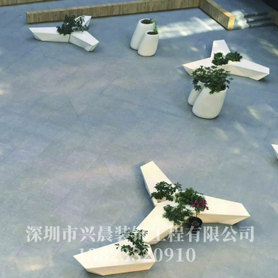 玻璃钢创意花池组合