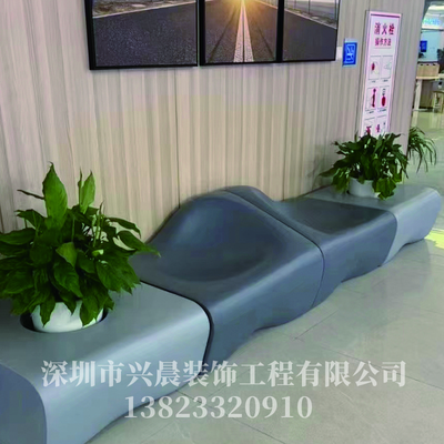 商场创意树池椅